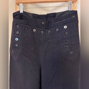 World War II U.S Naval Clothing Factory Cracker Jack Sailor Pants WJT Vintage